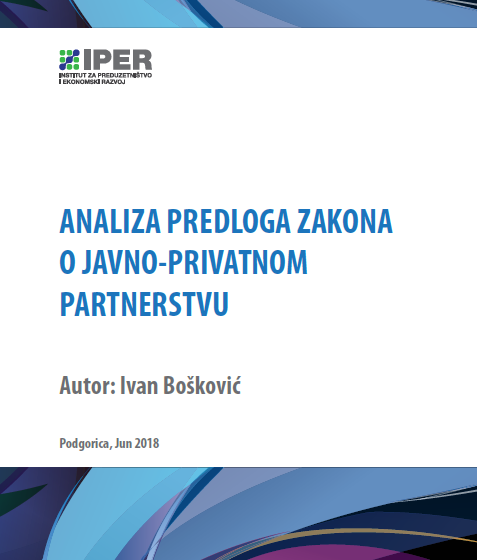 Analiza predloga zakona o javno-privatnom partnerstvu