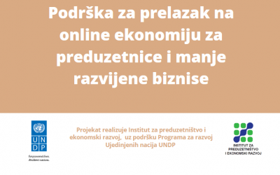 Support for the transition to the online economy for women entrepreneurs and less developed businesses