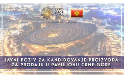 Public Call for candidacy of the products for sale at the Montenegrin Pavilion in Dubai
