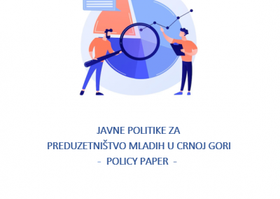Javne politike za preduzetništvo mladih u Crnoj Gori – Policy Paper